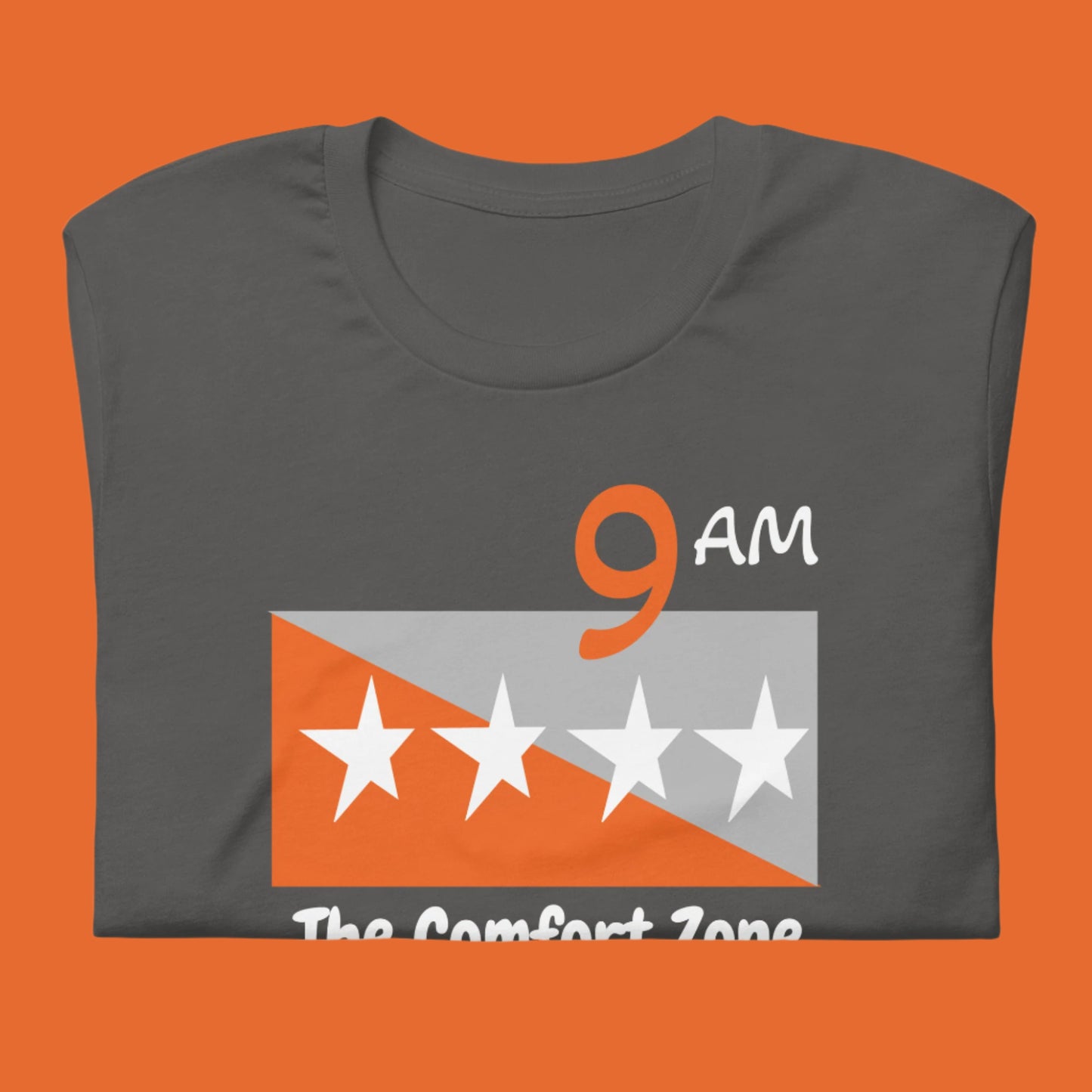'9 AM' Art Cover 89 - T-shirt - Asphalt - Folded