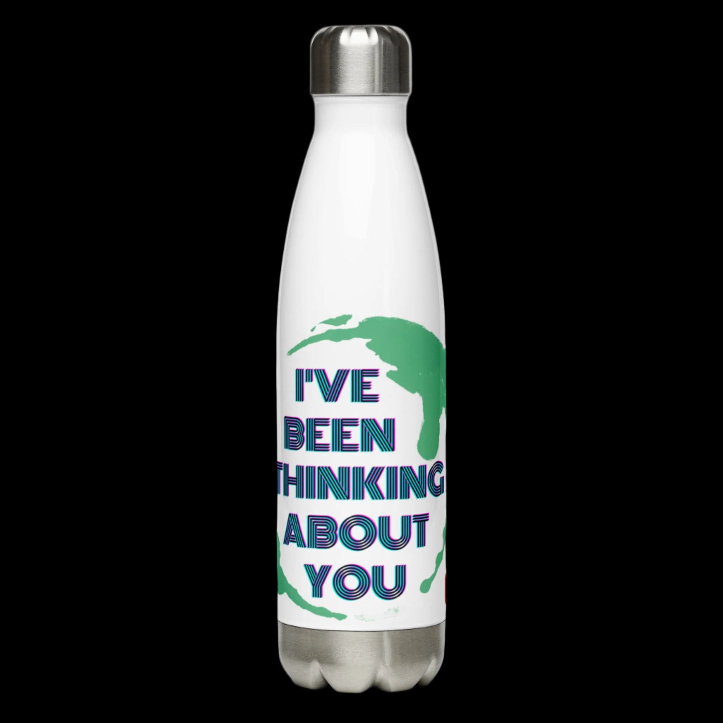 'I'VE BEEN THINKING ABOUT YOU' - Earth - Stainless Steel Water Bottle