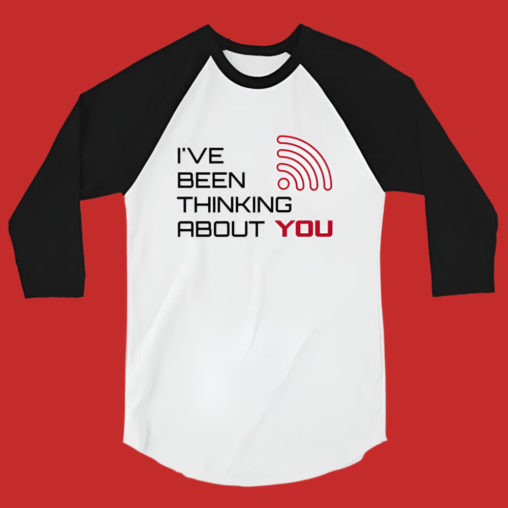 'THINKING ABOUT YOU' 2.0 - T-shirt - White/Black