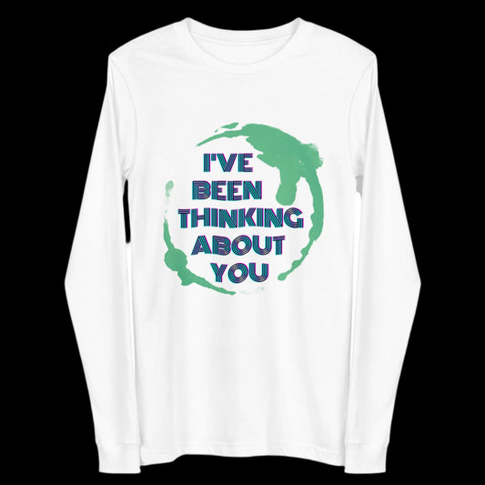 'I'VE BEEN THINKING ABOUT YOU' Earth -T-shirt - White