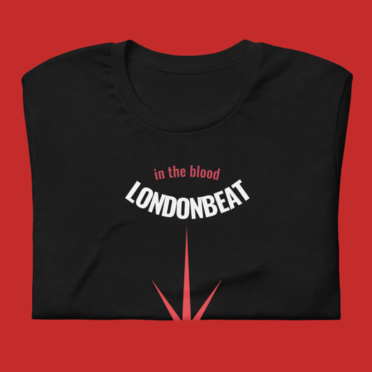 'IN THE BLOOD' original 90s design- T-shirt - Folded