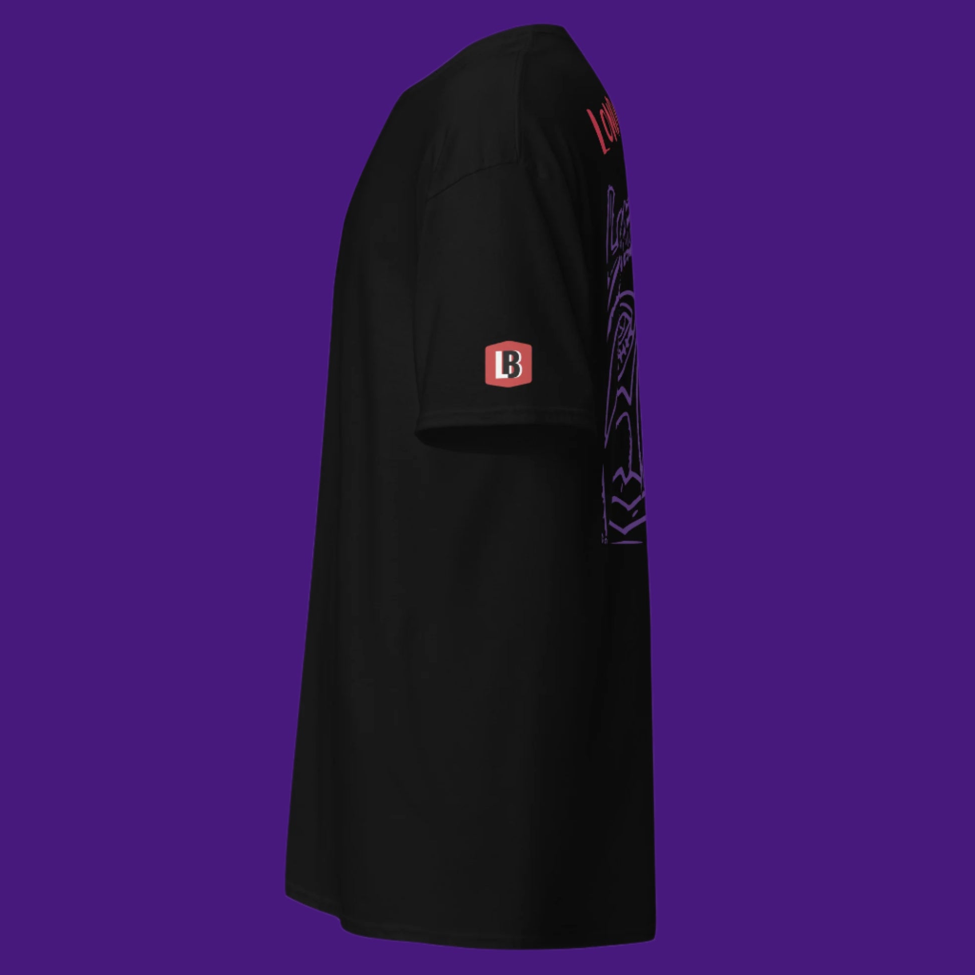 'NO WOMAN NO CRY' Tee - 90S Art cover - Black - Left side